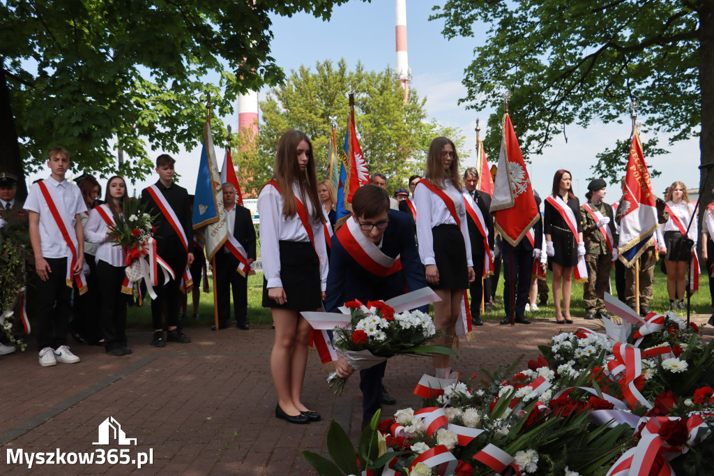 Fotorelacja: Obchody Święta Konstytucji 3 Maja w Myszkowie
