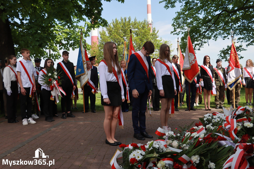 Fotorelacja: Obchody Święta Konstytucji 3 Maja w Myszkowie