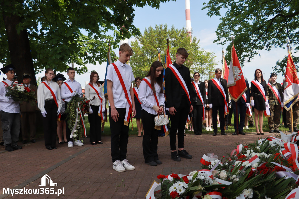 Fotorelacja: Obchody Święta Konstytucji 3 Maja w Myszkowie