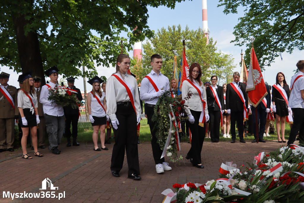 Fotorelacja: Obchody Święta Konstytucji 3 Maja w Myszkowie