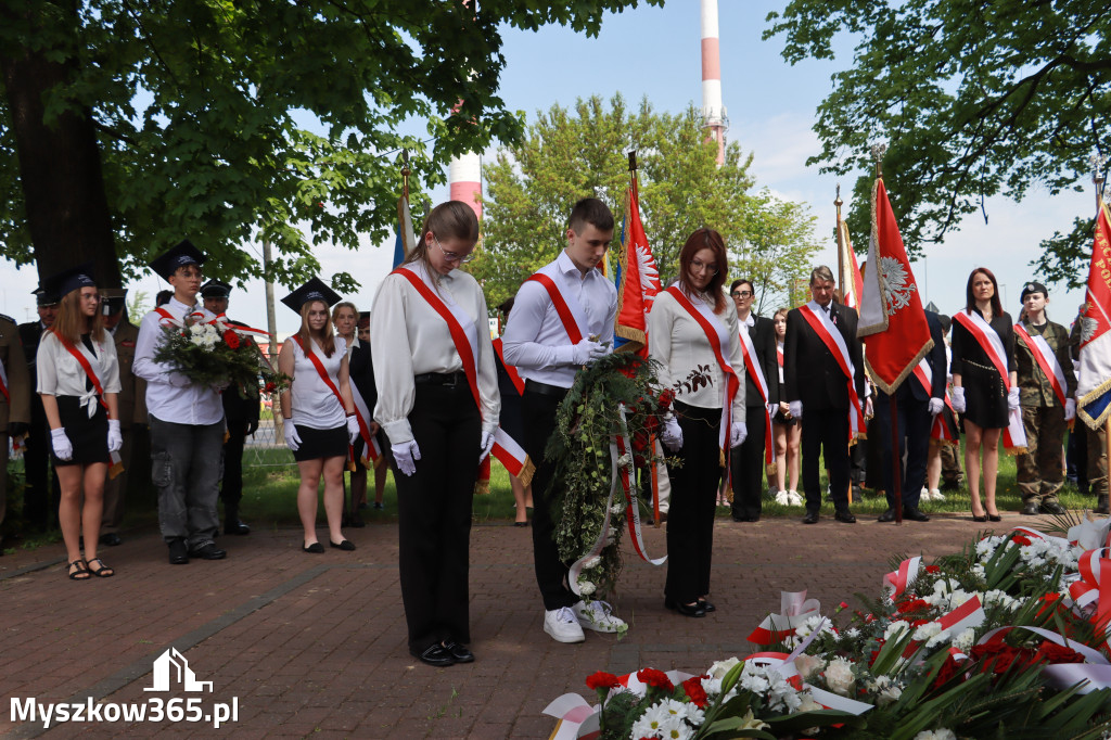 Fotorelacja: Obchody Święta Konstytucji 3 Maja w Myszkowie