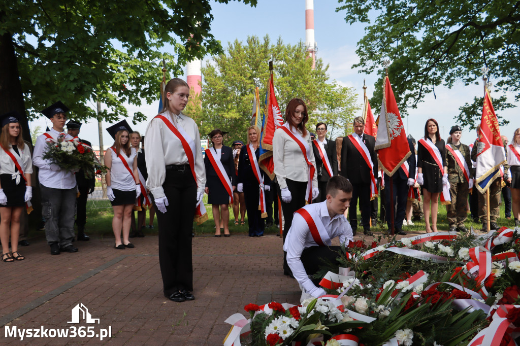 Fotorelacja: Obchody Święta Konstytucji 3 Maja w Myszkowie
