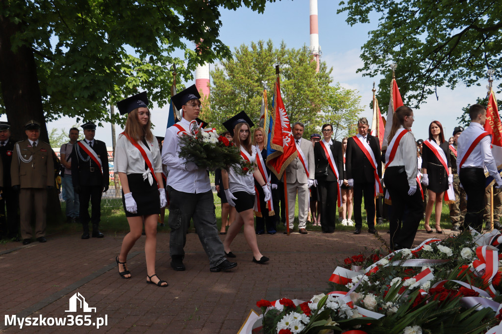 Fotorelacja: Obchody Święta Konstytucji 3 Maja w Myszkowie
