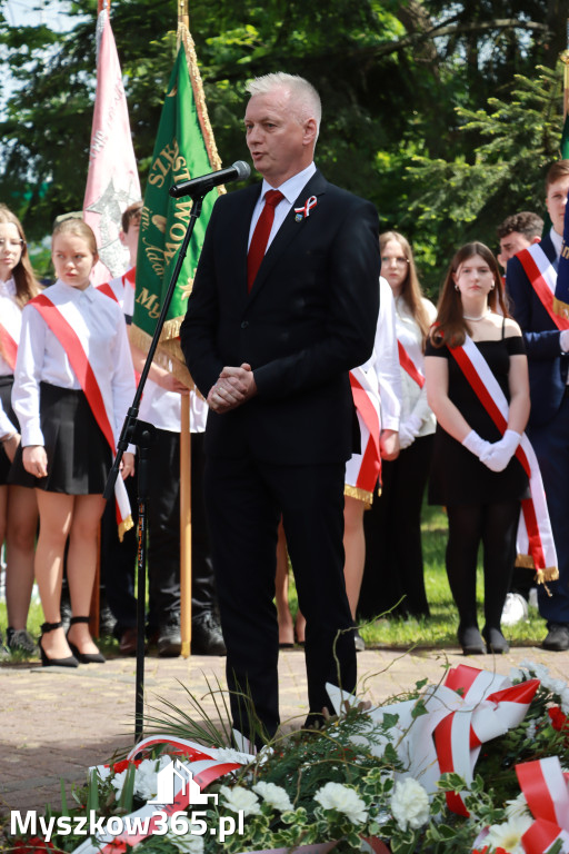 Fotorelacja: Obchody Święta Konstytucji 3 Maja w Myszkowie