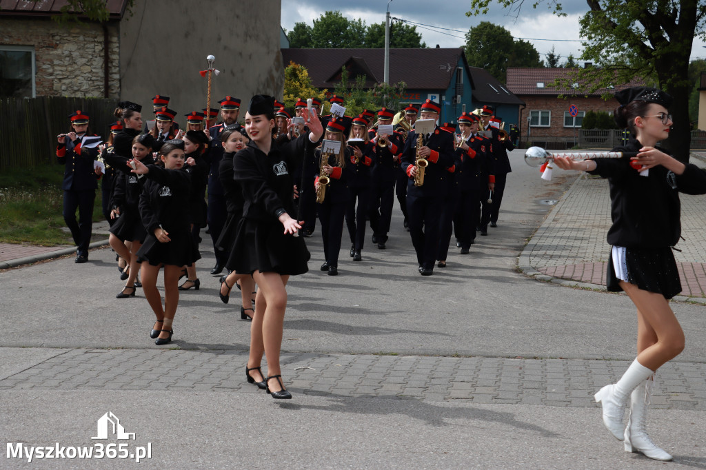 Fotorelacja I: 120-lecie OSP Żarki - przemarsz na plac targowy