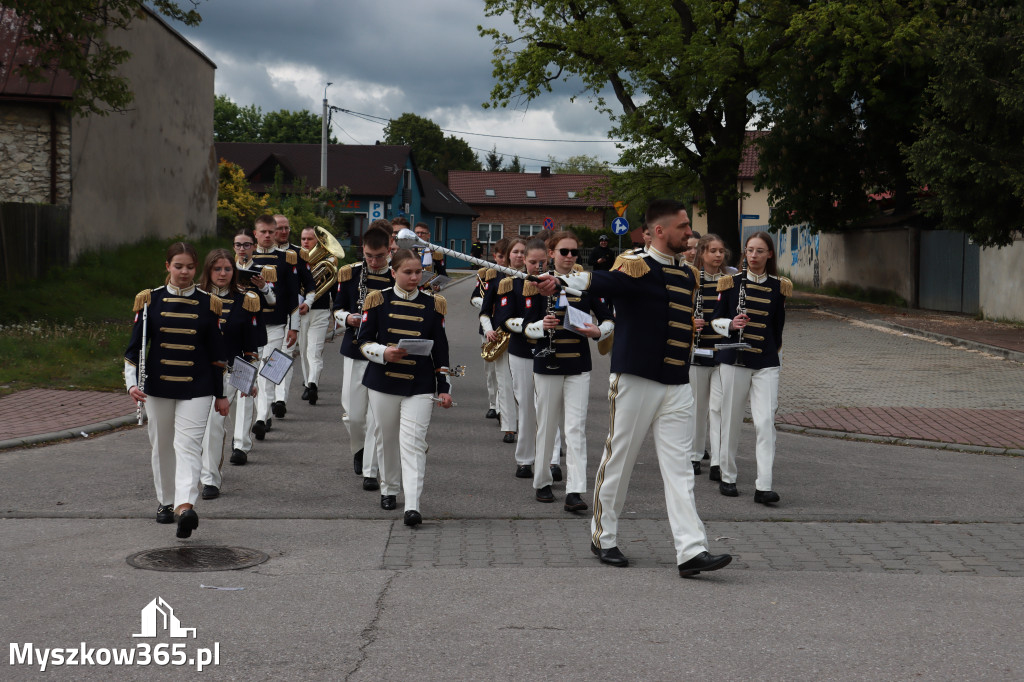 Fotorelacja I: 120-lecie OSP Żarki - przemarsz na plac targowy