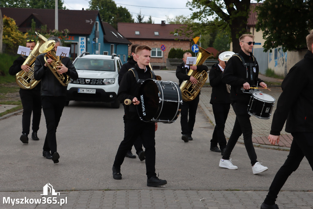 Fotorelacja I: 120-lecie OSP Żarki - przemarsz na plac targowy