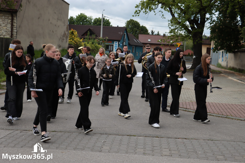 Fotorelacja I: 120-lecie OSP Żarki - przemarsz na plac targowy