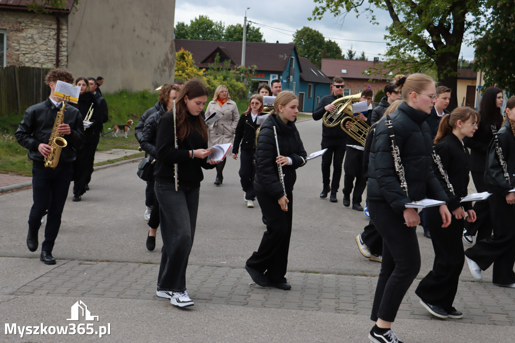 Fotorelacja I: 120-lecie OSP Żarki - przemarsz na plac targowy