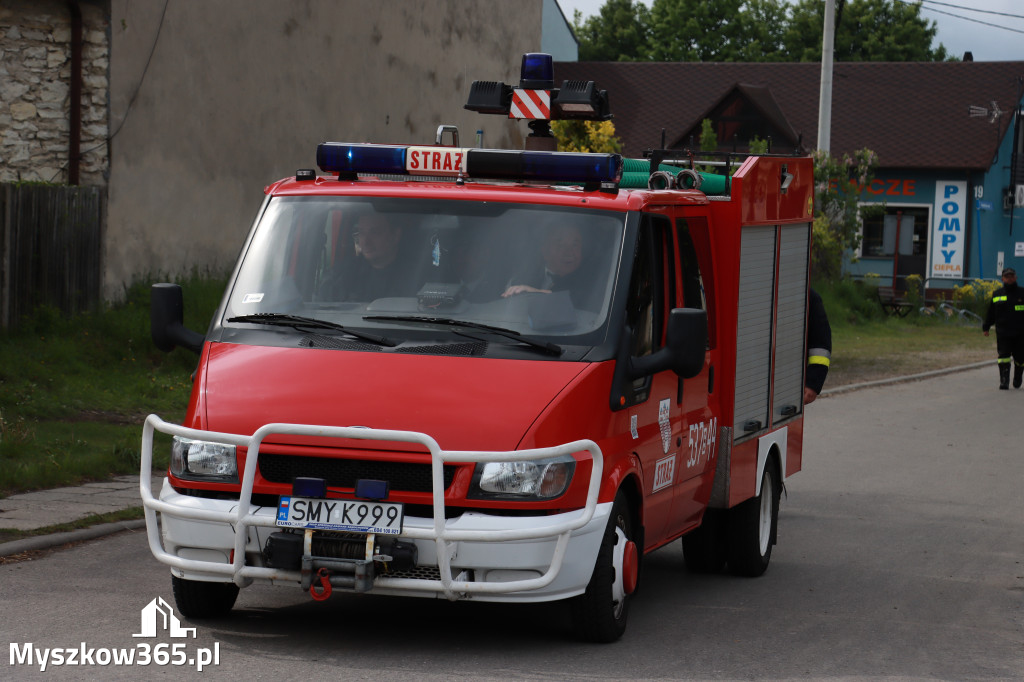 Fotorelacja I: 120-lecie OSP Żarki - przemarsz na plac targowy
