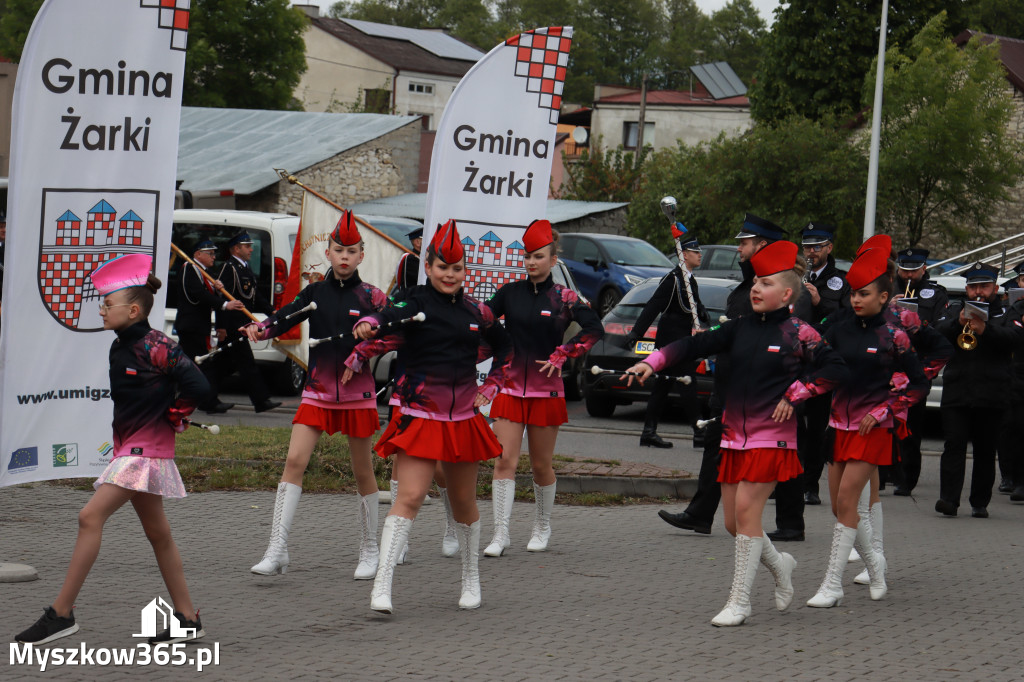Fotorelacja I: 120-lecie OSP Żarki - przemarsz na plac targowy