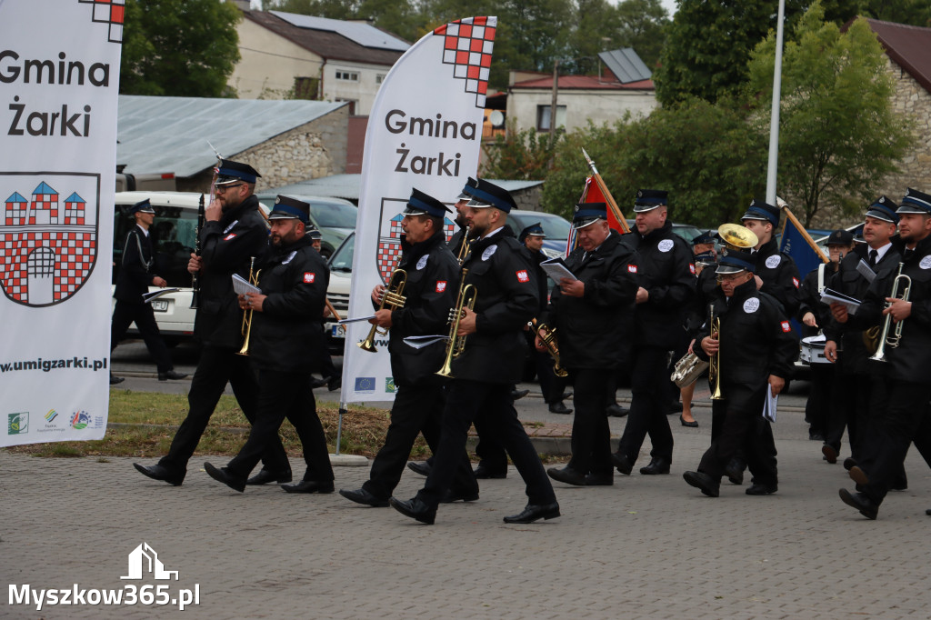 Fotorelacja I: 120-lecie OSP Żarki - przemarsz na plac targowy