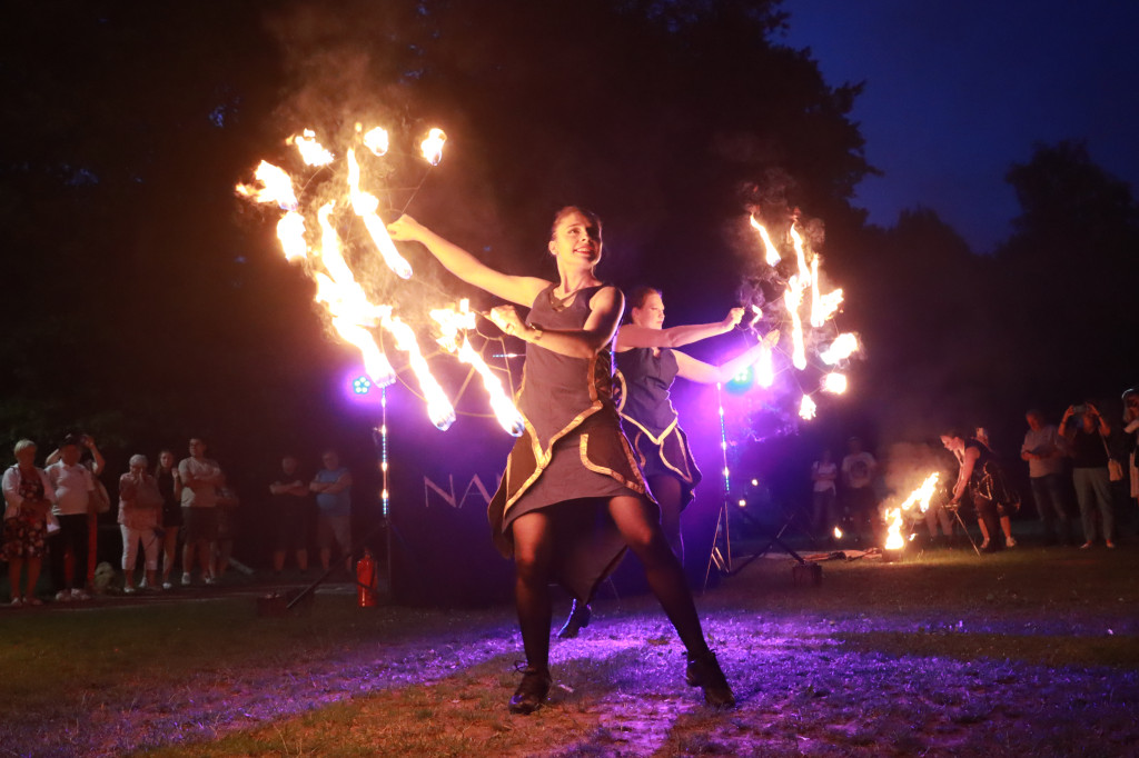 Fotorelacja II: Muzyczne Wianki w Myszkowie - FIRESHOW – Teatr ognia NAM-TARA