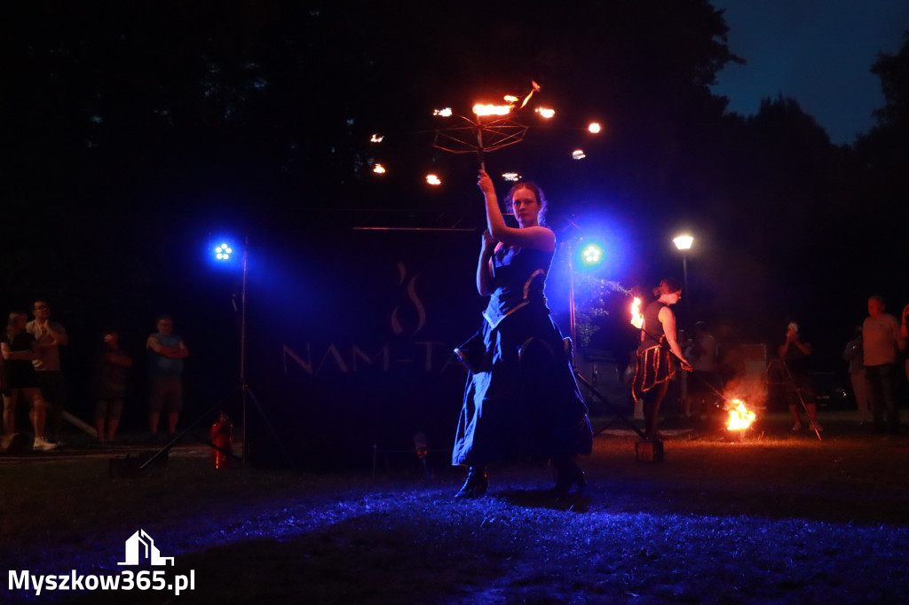 Fotorelacja II: Muzyczne Wianki w Myszkowie - FIRESHOW – Teatr ognia NAM-TARA