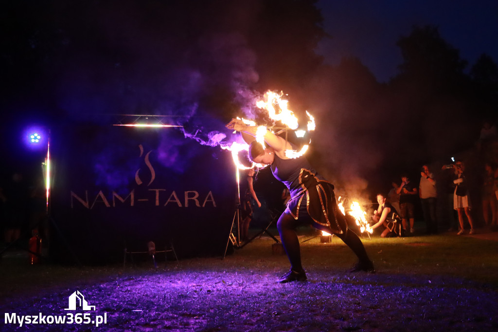 Fotorelacja II: Muzyczne Wianki w Myszkowie - FIRESHOW – Teatr ognia NAM-TARA