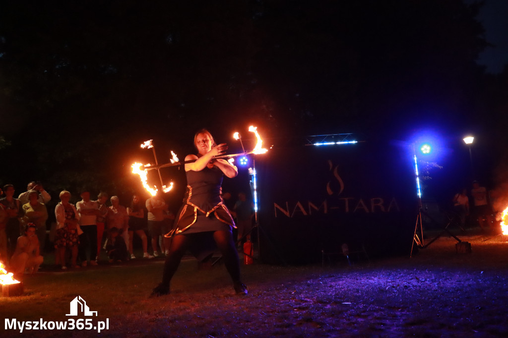 Fotorelacja II: Muzyczne Wianki w Myszkowie - FIRESHOW – Teatr ognia NAM-TARA