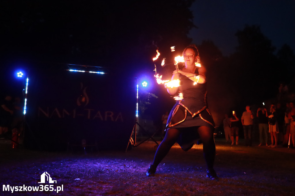 Fotorelacja II: Muzyczne Wianki w Myszkowie - FIRESHOW – Teatr ognia NAM-TARA