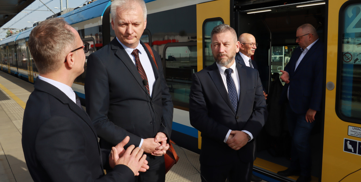 Fotorelacja: Inauguracyjny przejazd pociągu Częstochowa Kraków przez Myszków