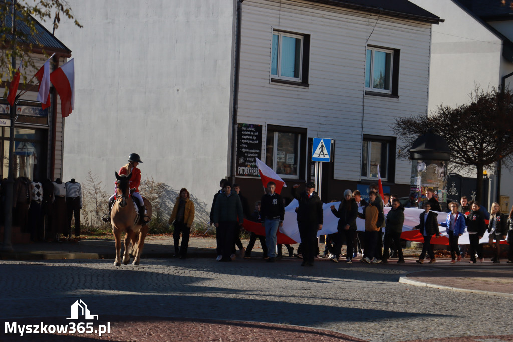 Fotorelacja I: Obchody 107. ROCZNICY ODZYSKANIA NIEPODLEGŁOŚCI na rynku w Koziegłowach