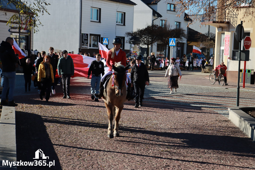 Fotorelacja I: Obchody 107. ROCZNICY ODZYSKANIA NIEPODLEGŁOŚCI na rynku w Koziegłowach