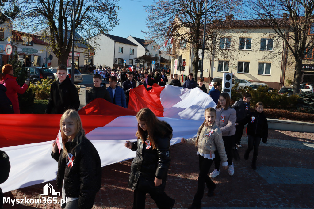 Fotorelacja I: Obchody 107. ROCZNICY ODZYSKANIA NIEPODLEGŁOŚCI na rynku w Koziegłowach