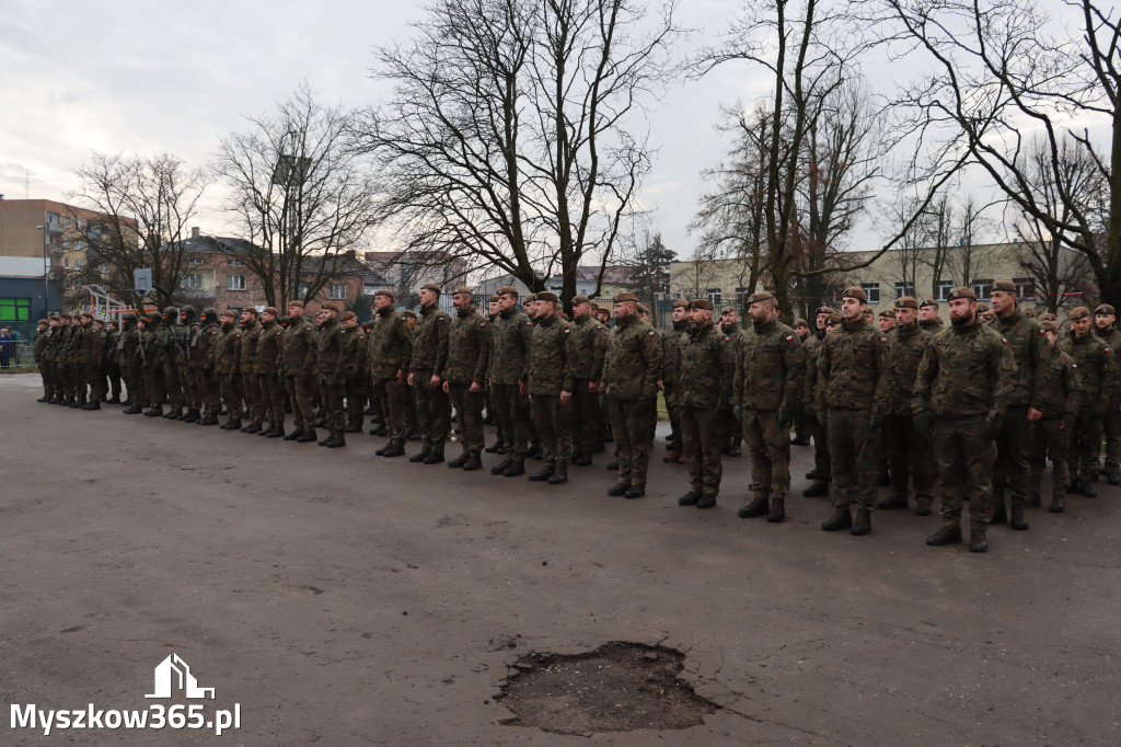 Fotorelacja: Uroczysta przysięga wojskowa 13. Śląskiej Brygady Obrony Terytorialnej w Myszkowie