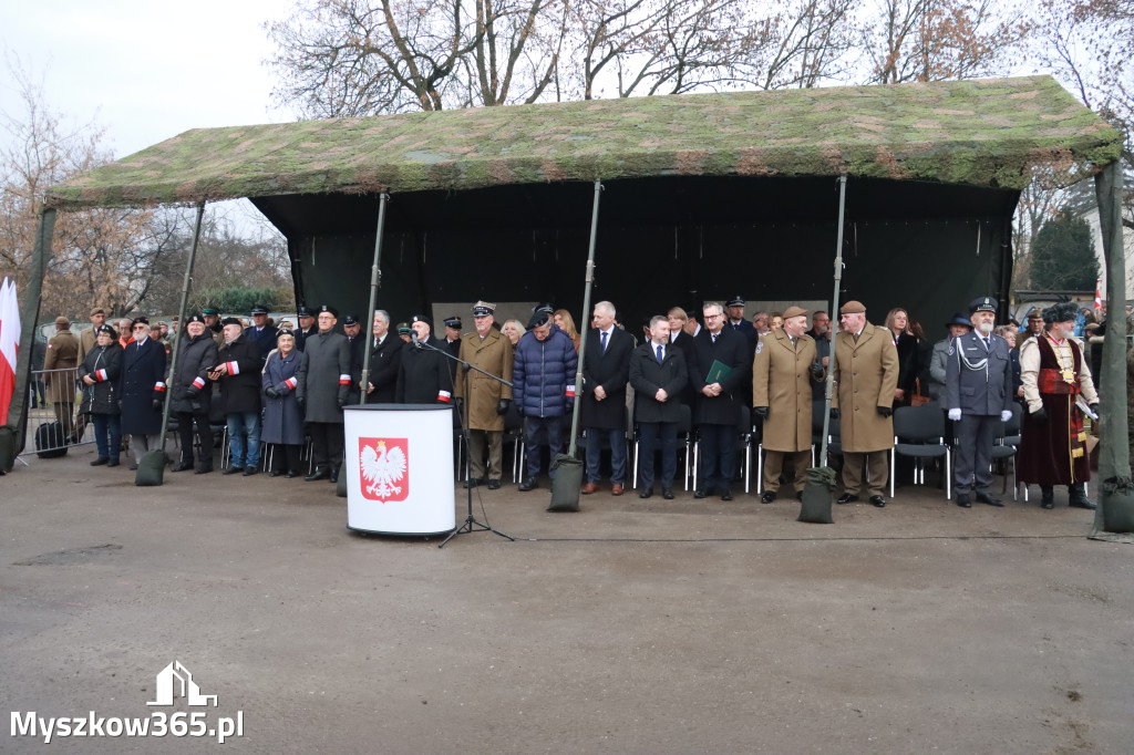 Fotorelacja: Uroczysta przysięga wojskowa 13. Śląskiej Brygady Obrony Terytorialnej w Myszkowie