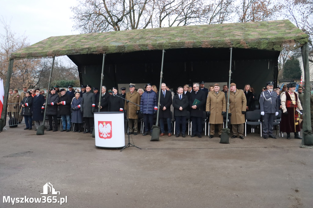 Fotorelacja: Uroczysta przysięga wojskowa 13. Śląskiej Brygady Obrony Terytorialnej w Myszkowie