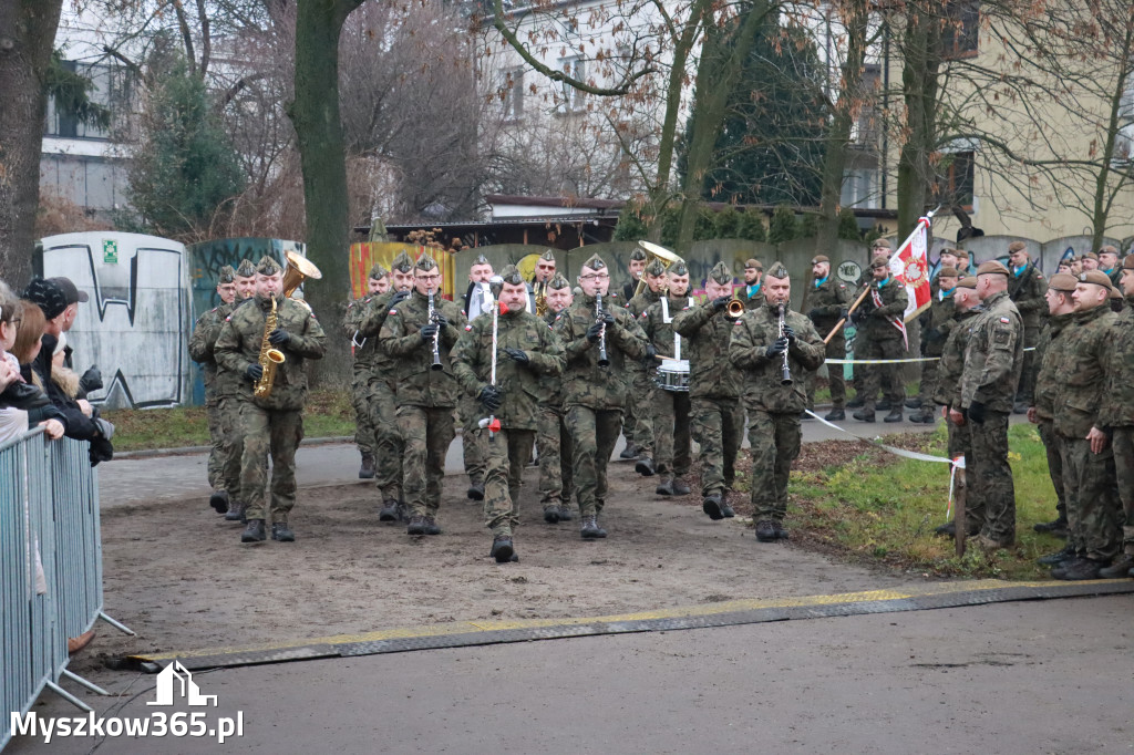 Fotorelacja: Uroczysta przysięga wojskowa 13. Śląskiej Brygady Obrony Terytorialnej w Myszkowie