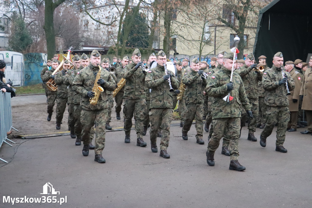 Fotorelacja: Uroczysta przysięga wojskowa 13. Śląskiej Brygady Obrony Terytorialnej w Myszkowie