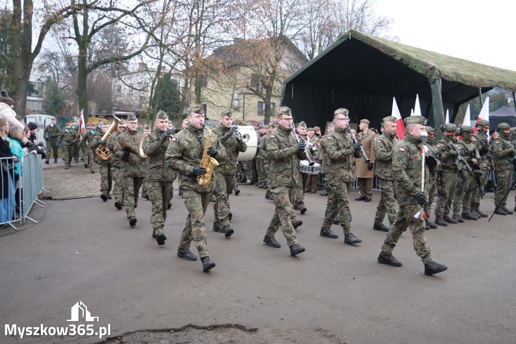 Fotorelacja: Uroczysta przysięga wojskowa 13. Śląskiej Brygady Obrony Terytorialnej w Myszkowie