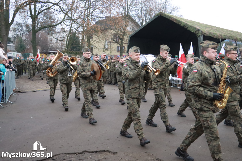 Fotorelacja: Uroczysta przysięga wojskowa 13. Śląskiej Brygady Obrony Terytorialnej w Myszkowie