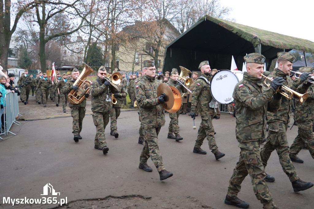 Fotorelacja: Uroczysta przysięga wojskowa 13. Śląskiej Brygady Obrony Terytorialnej w Myszkowie