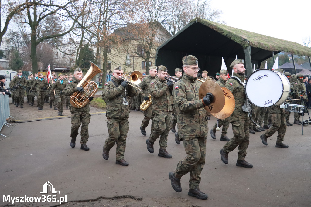 Fotorelacja: Uroczysta przysięga wojskowa 13. Śląskiej Brygady Obrony Terytorialnej w Myszkowie