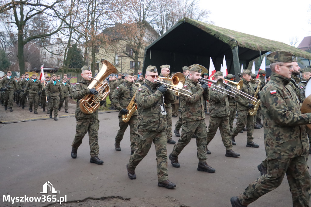 Fotorelacja: Uroczysta przysięga wojskowa 13. Śląskiej Brygady Obrony Terytorialnej w Myszkowie