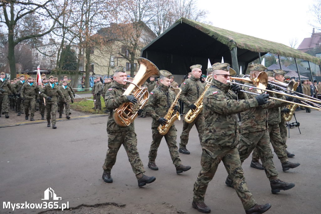 Fotorelacja: Uroczysta przysięga wojskowa 13. Śląskiej Brygady Obrony Terytorialnej w Myszkowie