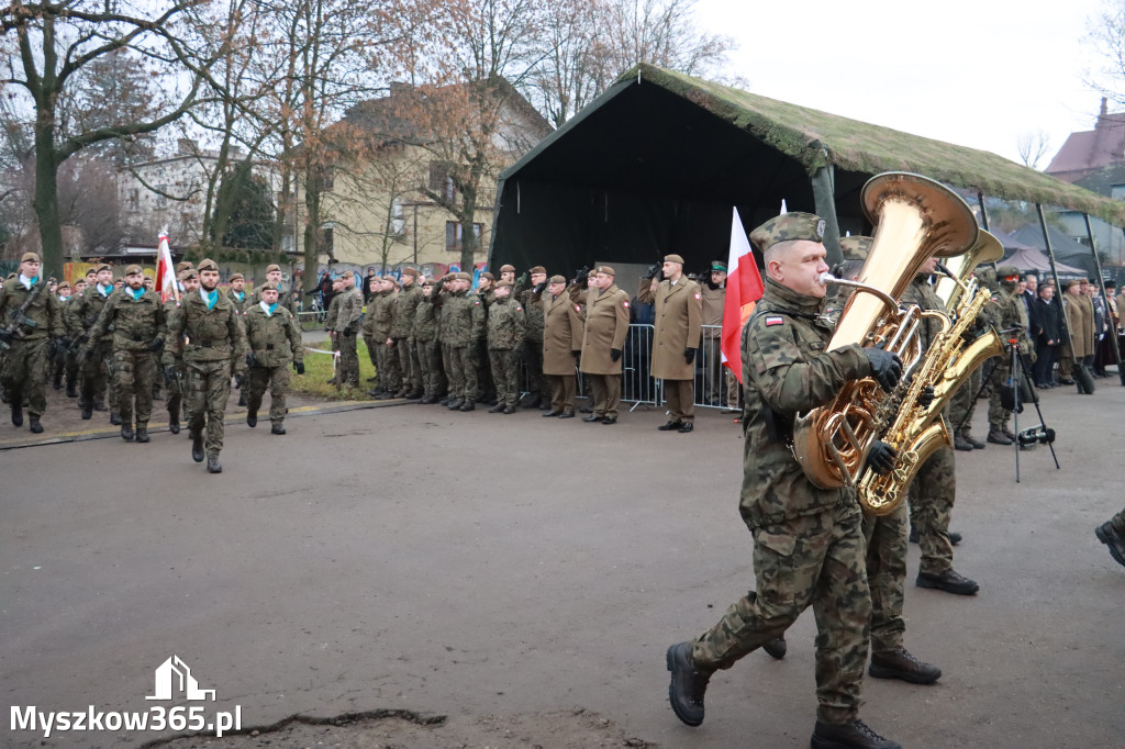 Fotorelacja: Uroczysta przysięga wojskowa 13. Śląskiej Brygady Obrony Terytorialnej w Myszkowie