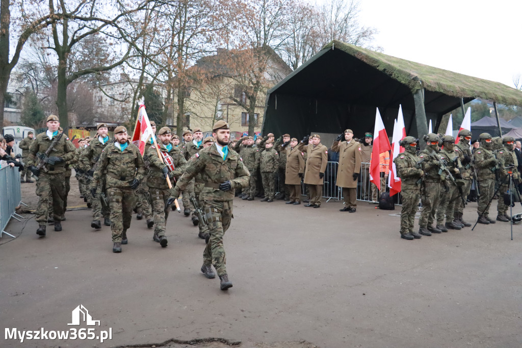 Fotorelacja: Uroczysta przysięga wojskowa 13. Śląskiej Brygady Obrony Terytorialnej w Myszkowie