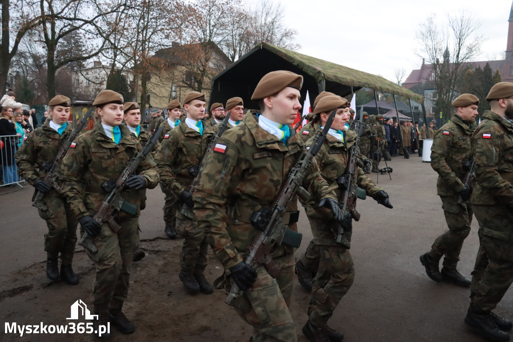 Fotorelacja: Uroczysta przysięga wojskowa 13. Śląskiej Brygady Obrony Terytorialnej w Myszkowie