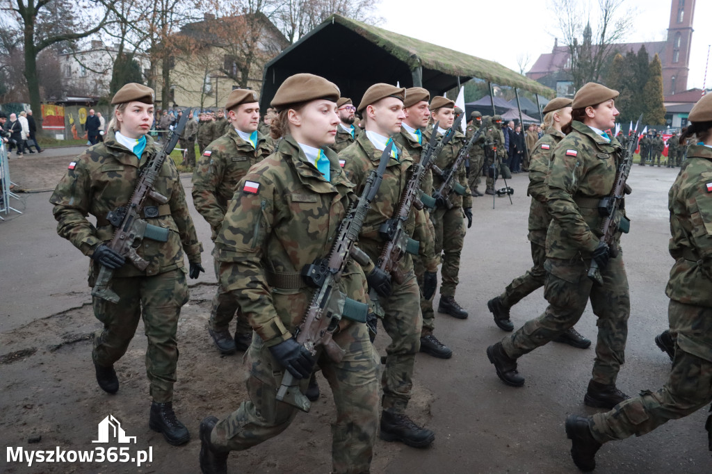 Fotorelacja: Uroczysta przysięga wojskowa 13. Śląskiej Brygady Obrony Terytorialnej w Myszkowie