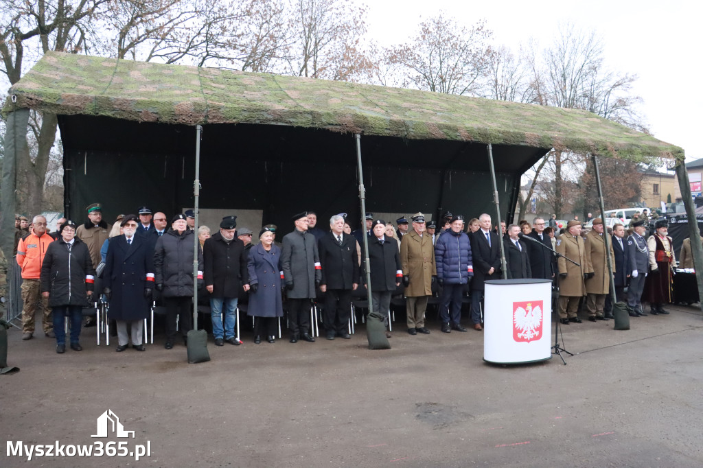 Fotorelacja: Uroczysta przysięga wojskowa 13. Śląskiej Brygady Obrony Terytorialnej w Myszkowie
