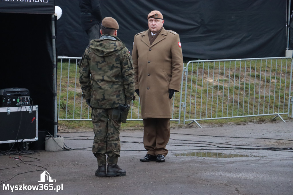 Fotorelacja: Uroczysta przysięga wojskowa 13. Śląskiej Brygady Obrony Terytorialnej w Myszkowie