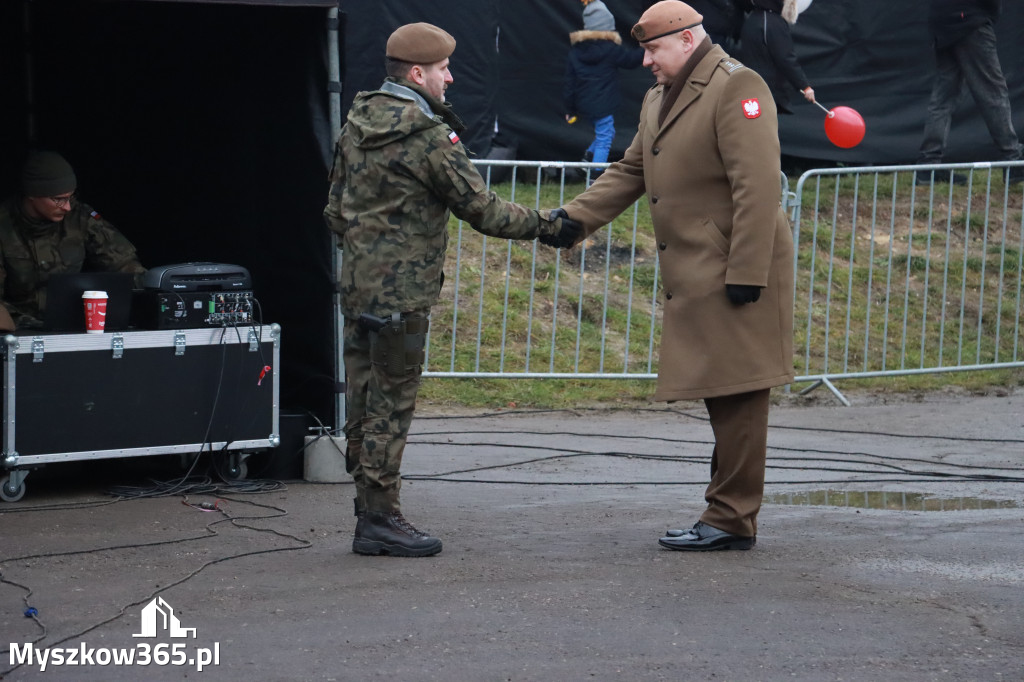 Fotorelacja: Uroczysta przysięga wojskowa 13. Śląskiej Brygady Obrony Terytorialnej w Myszkowie