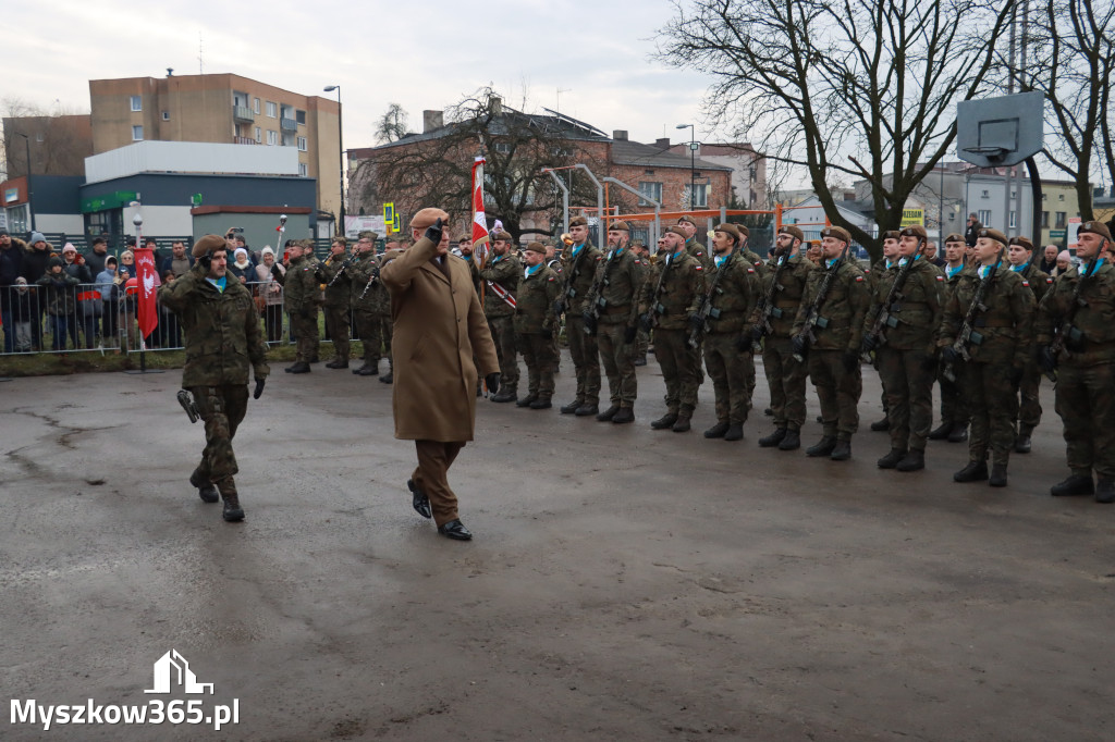 Fotorelacja: Uroczysta przysięga wojskowa 13. Śląskiej Brygady Obrony Terytorialnej w Myszkowie