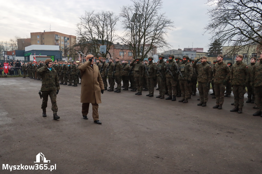 Fotorelacja: Uroczysta przysięga wojskowa 13. Śląskiej Brygady Obrony Terytorialnej w Myszkowie