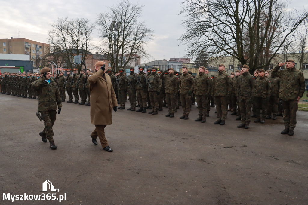 Fotorelacja: Uroczysta przysięga wojskowa 13. Śląskiej Brygady Obrony Terytorialnej w Myszkowie