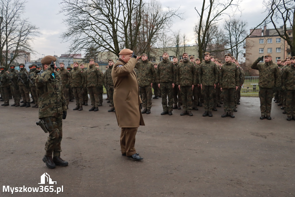 Fotorelacja: Uroczysta przysięga wojskowa 13. Śląskiej Brygady Obrony Terytorialnej w Myszkowie