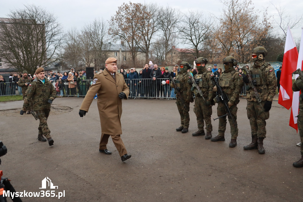 Fotorelacja: Uroczysta przysięga wojskowa 13. Śląskiej Brygady Obrony Terytorialnej w Myszkowie