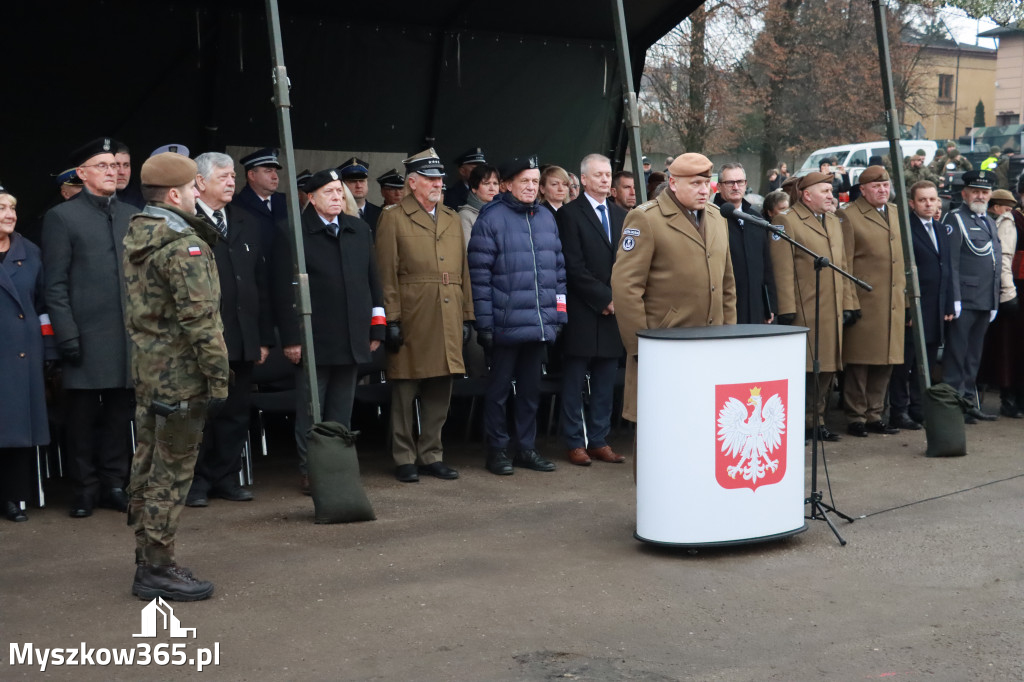 Fotorelacja: Uroczysta przysięga wojskowa 13. Śląskiej Brygady Obrony Terytorialnej w Myszkowie