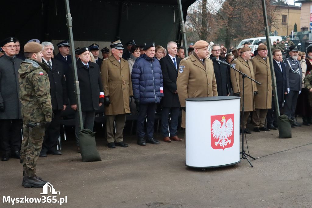Fotorelacja: Uroczysta przysięga wojskowa 13. Śląskiej Brygady Obrony Terytorialnej w Myszkowie